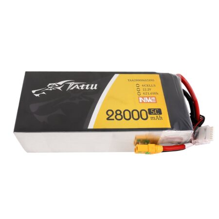 Tattu 28000mAh 6S 5C 22.2V LiPo aku – XT90-S pistik – Semi-solid